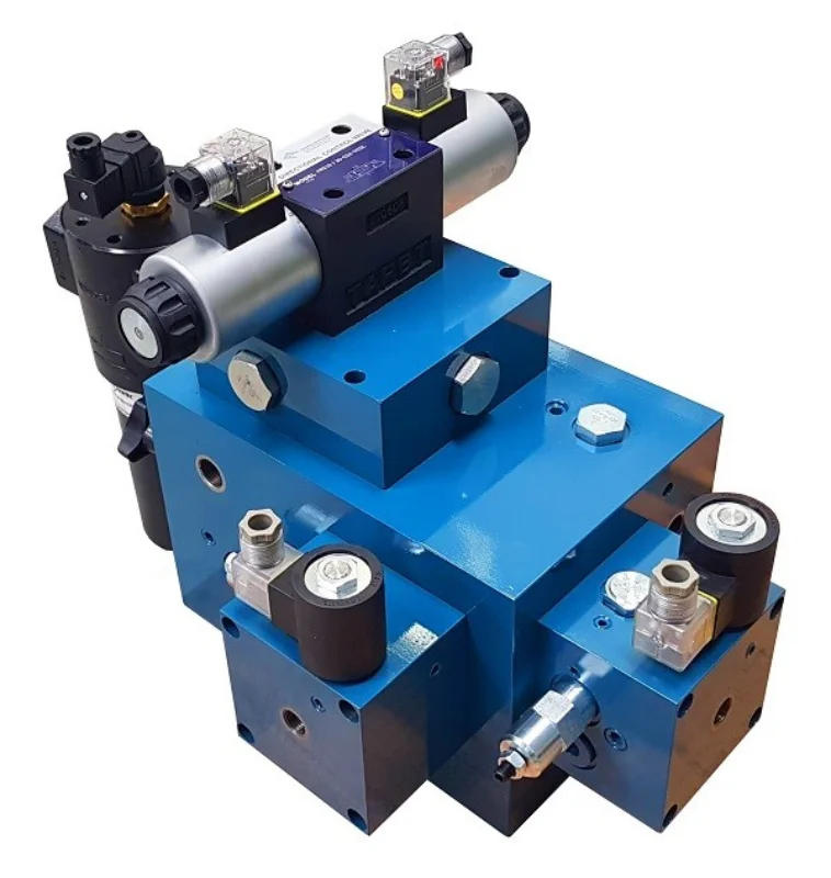 Bloco de válvulas hidráulicas